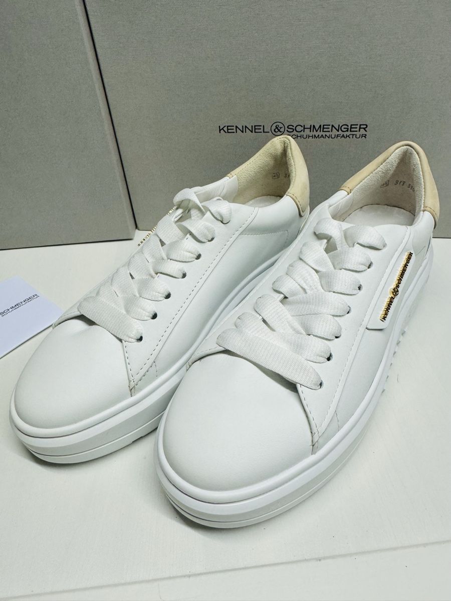Kennel + Schmenger Damenschuhe: Kennel & Schmenger baskets blanches, Taille 37.5 - Neuf! – Neu und originalverpackt aus Brügg BE von Goob