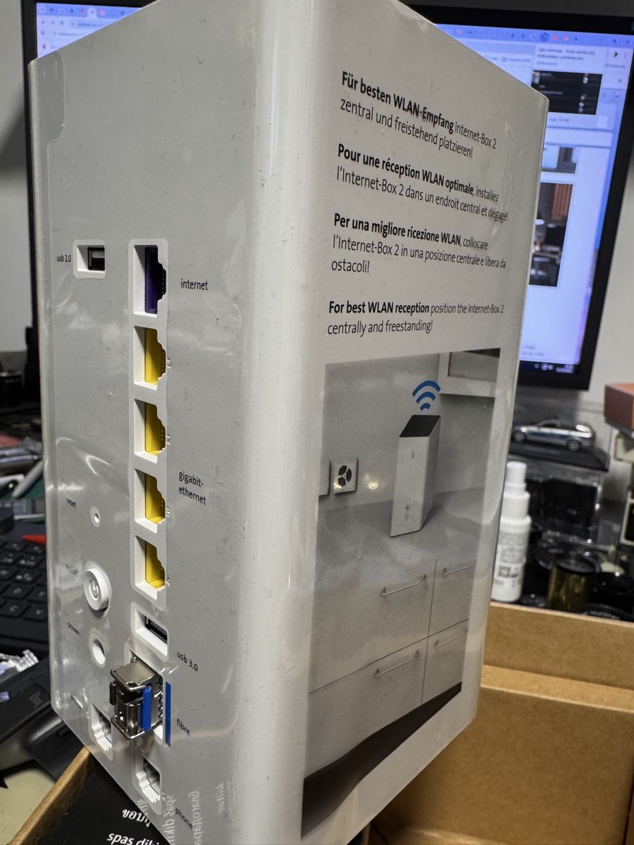 Swisscom Modem & Router: Swisscom Internet-Box 2 Fibre - Neu. – Nuovo (secondo la descrizione) da Viganello venduto da NicodemusRoger 1