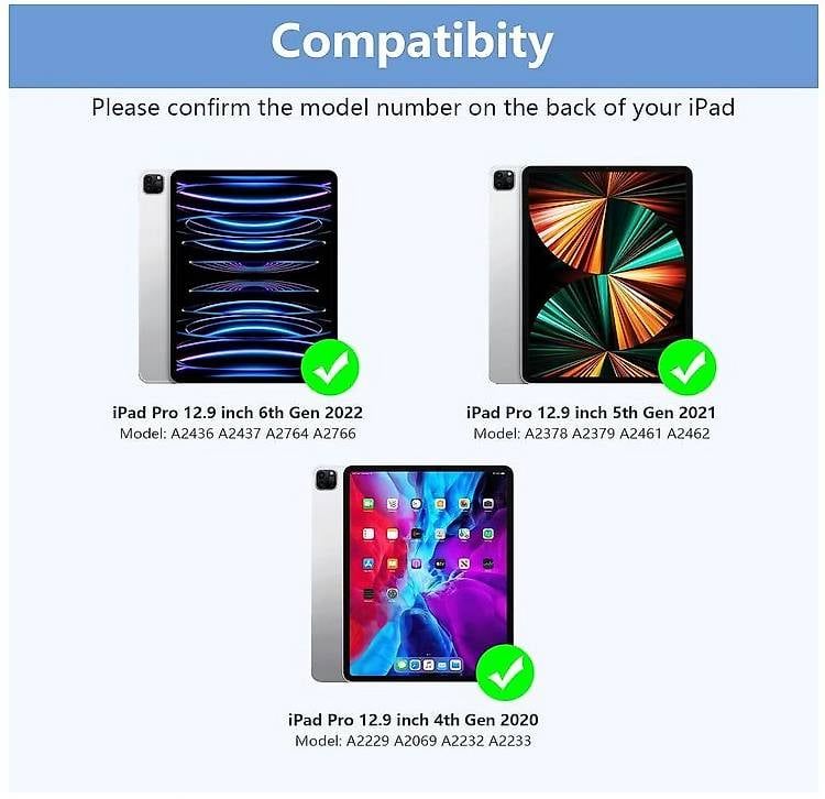 Cover & Protezioni schermo: Étui Apple iPad Pro 12,9 inch 6e/5e/4e Génération 2022/2021 – Nuovo e nell'imballaggio originale da Courtepin venduto da marco_polo_xiii 1
