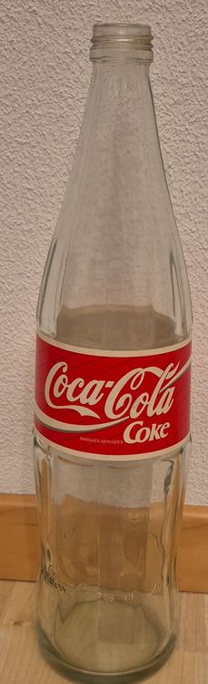 Personalisierte Coca-Cola Glasflasche Retro - Mit Deinem Namen & Strohhalm, 550ml Aus Recyceltem Glas