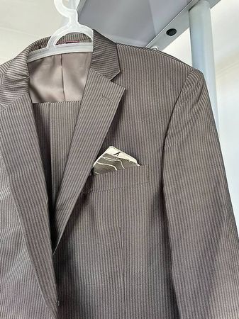 Costume de mariage homme 3 pièces  porté 1 fois  taille 44