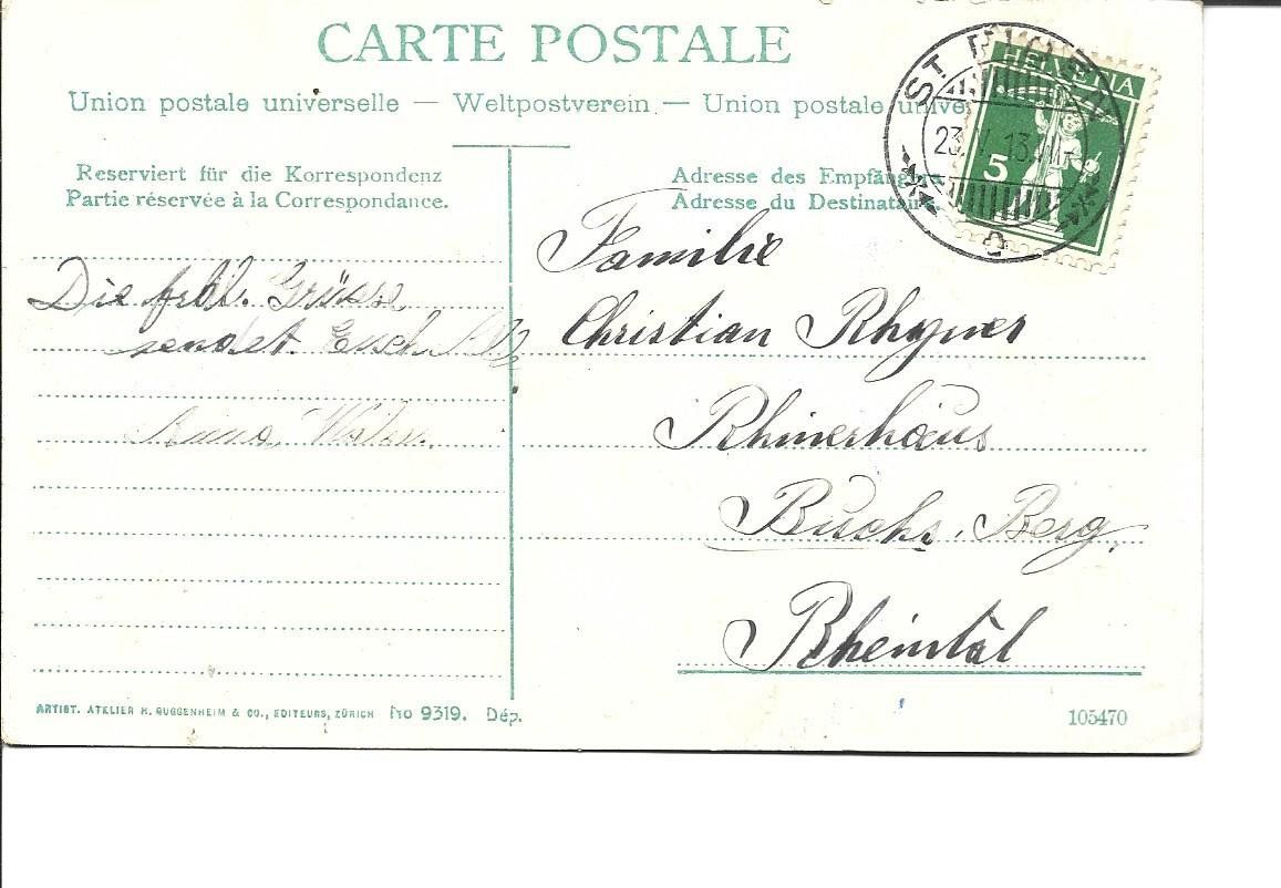 Cartoline postali: AK St.Gallen  Gaiserbahn – Usato da Appenzell venduto da mai25 1