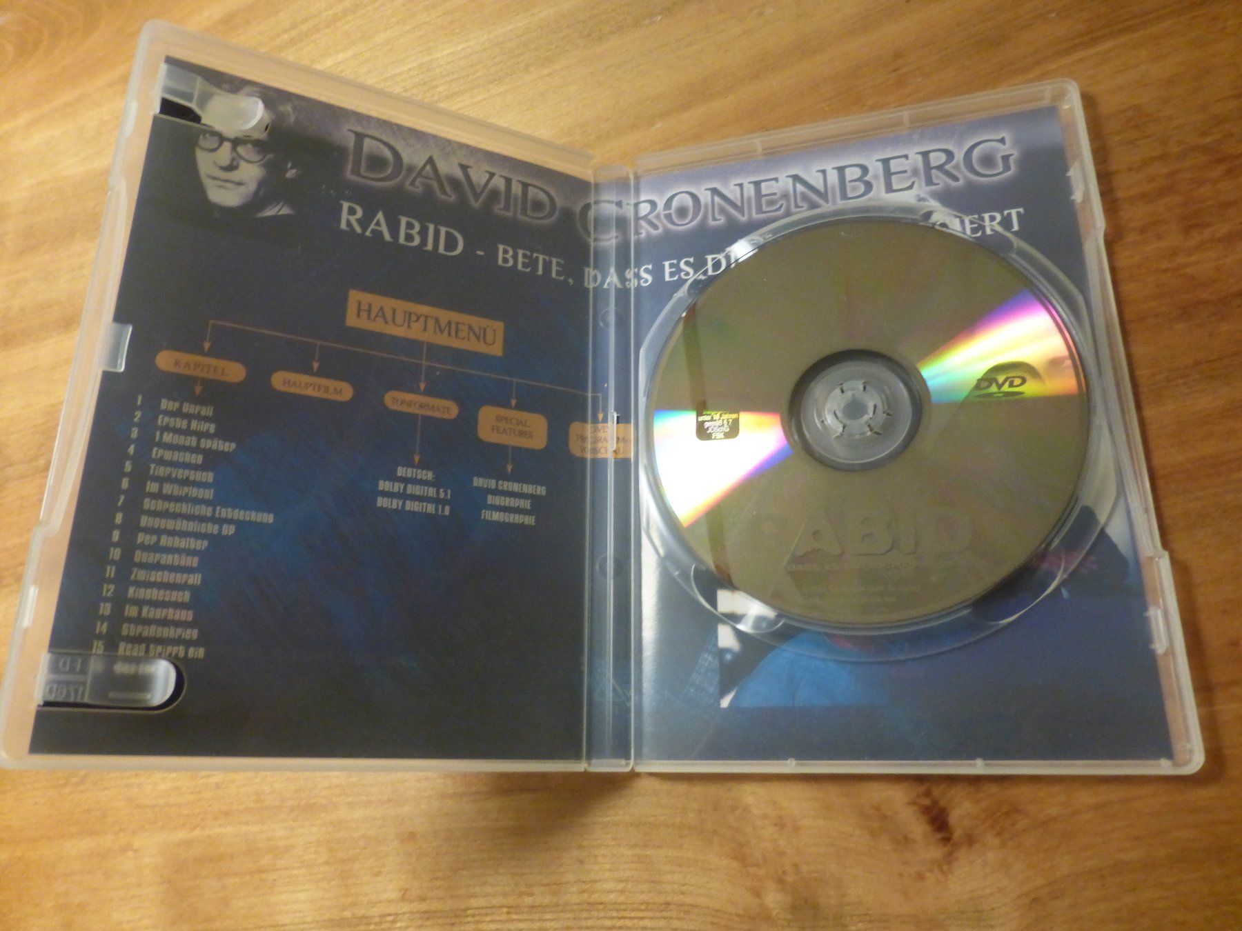 Tutti i DVDs: Rabid David Cronenberg Horror DVD – Usato da Zumikon venduto da psisound 4