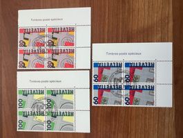 1993 Erstag gest.Viererblock mit Tab  (K80)