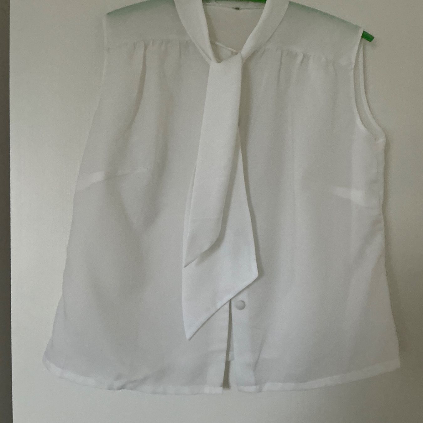 Camicette: Weisse Bluse / transparent / Grösse 48 – Usato da Dübendorf venduto da Troll_88