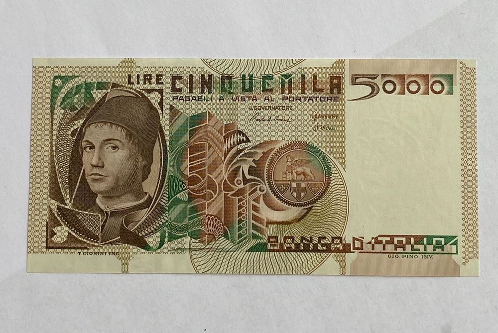 5000 Lire Italien - Banknote - UNC (Gebraucht) in Schlieren für CHF 5 ...