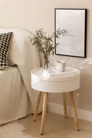 Beistelltisch mit Stauraum und abnehmbarem Tablet