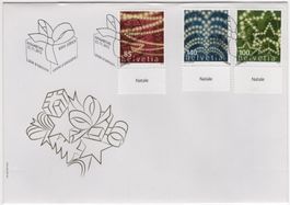 Weihnachten Serie mit TAB (it) auf illustriertem FDC