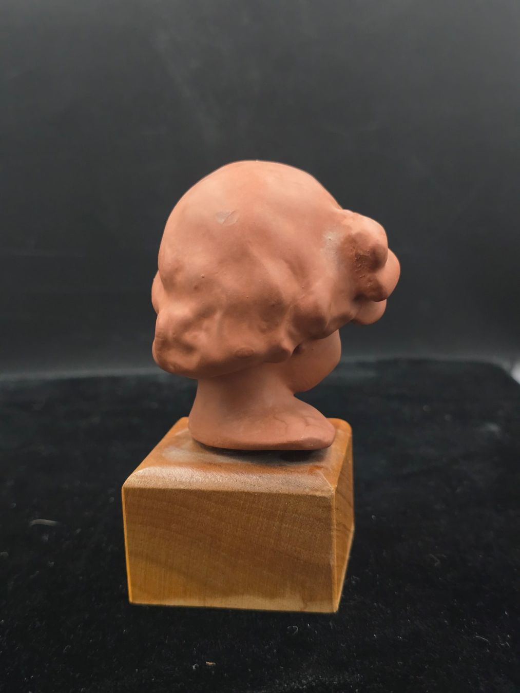 Sculture & Statue: Mädchenkopf Ton auf Holzsockel – Usato da Rorschacherberg venduto da snOOpydOg11 6