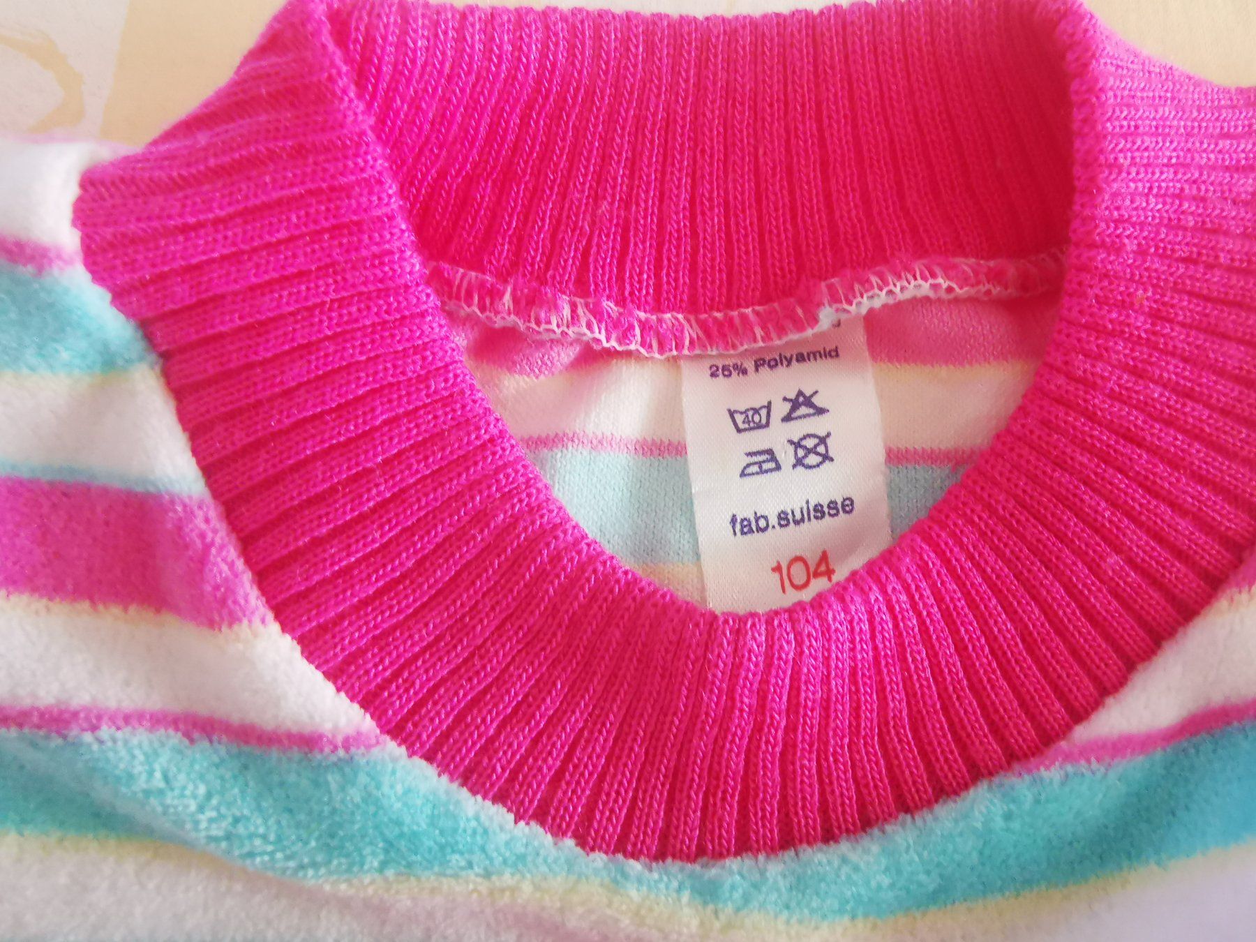 Migros Camicie, T-shirt & Polo: Pull enfant, à rayures – Nuovo (secondo la descrizione) da Courtepin venduto da mara_1808 2