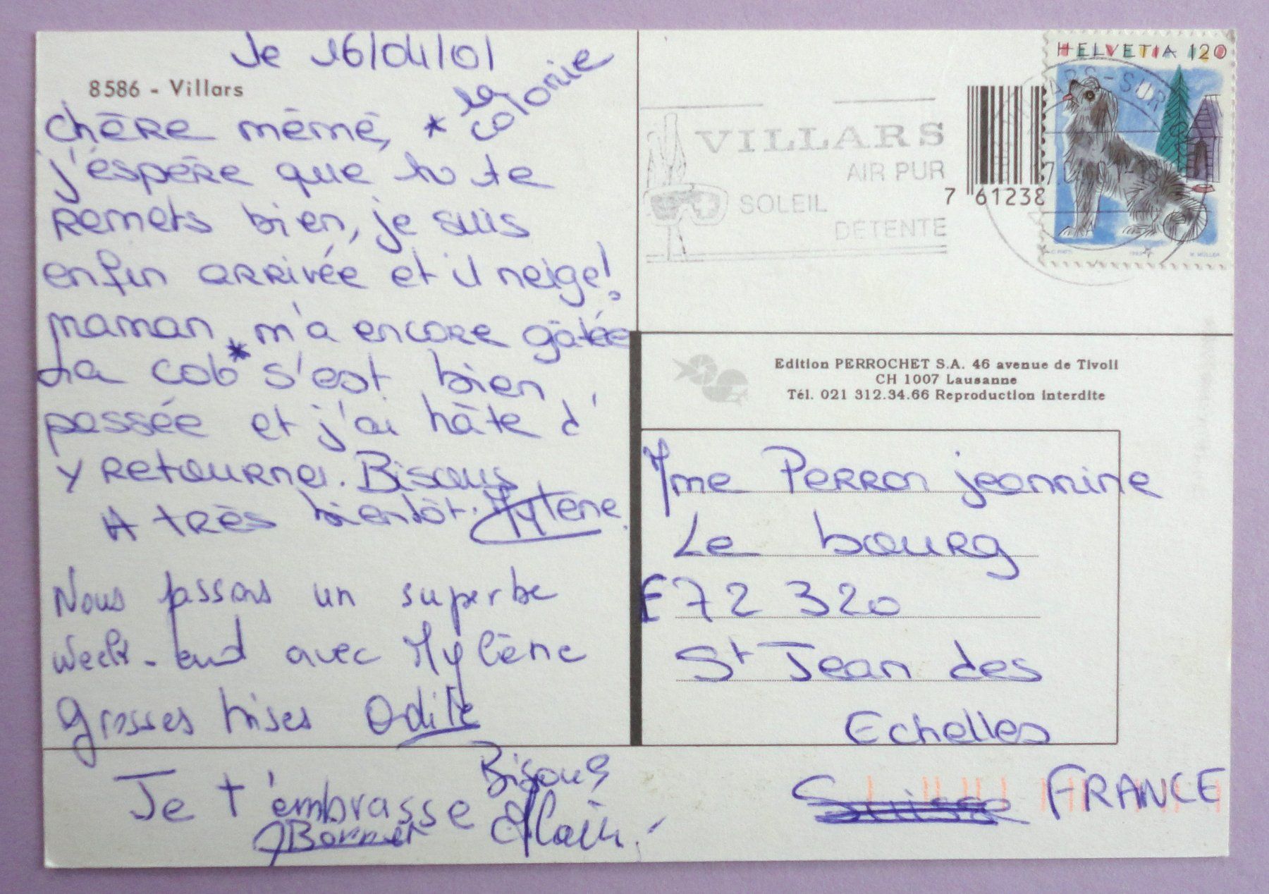 Cartes postales: Villars – D'occasion à Fétigny par Billy2miny 1