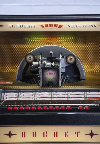 Musiktruhen: Sound Leisure Rocket  Vinyl  black ash – Neu (gemäss Beschreibung) aus Schalunen von schwabspielautomaten 2