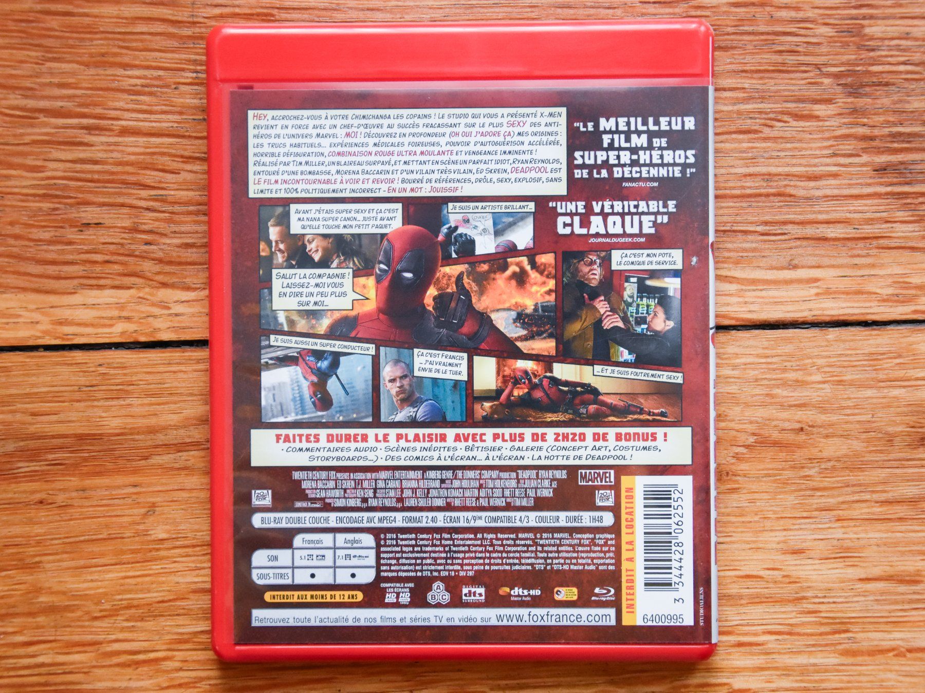 Tutti i DVDs: Deadpool (Blu-ray) – Nuovo (secondo la descrizione) da Belmont-sur-Yverdon venduto da bichet02 1