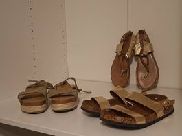 3 Paar Damen-Sandalen Grösse 39 

