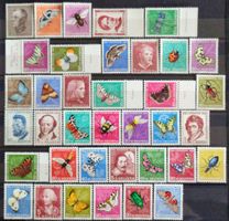 PRO JUVENTUTE: Lot des années 1950 à 1957, neufs **