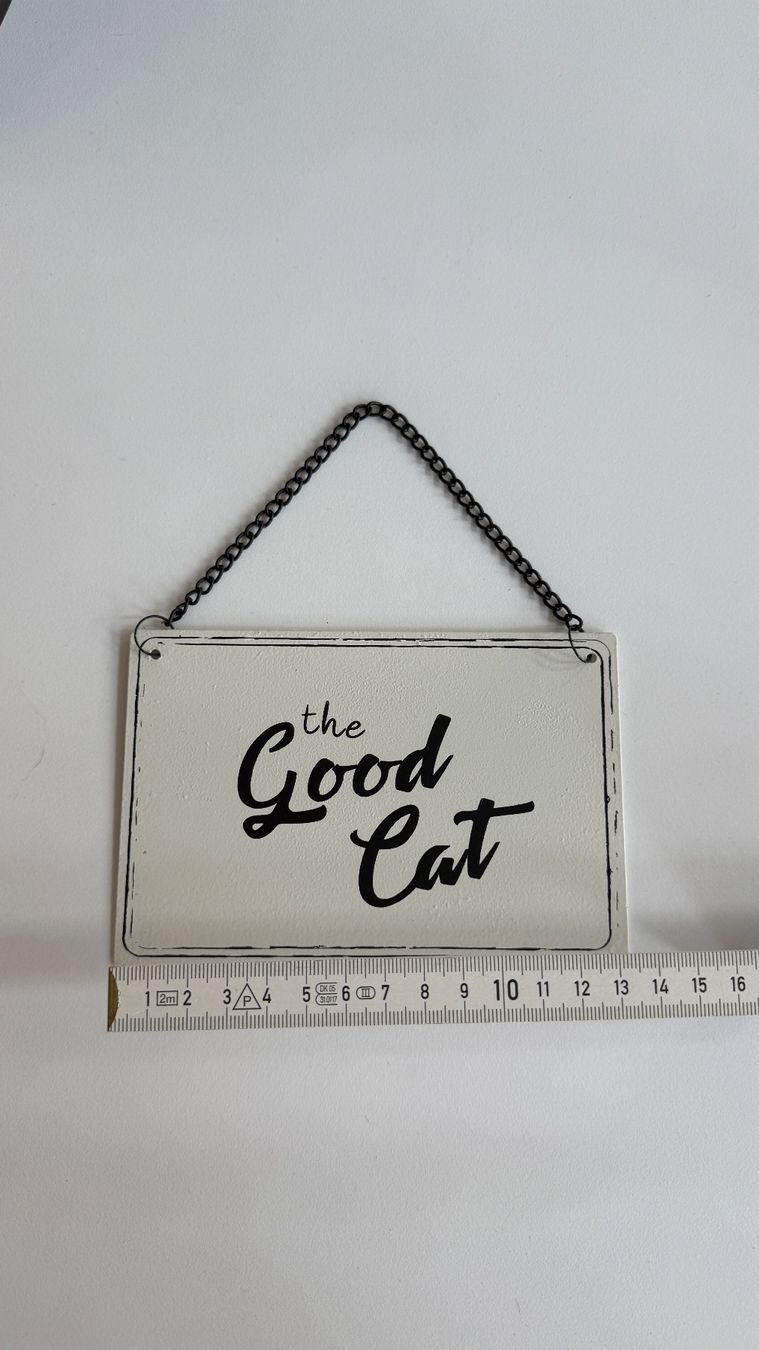 Maisons du monde Tutte le decorazioni: Plaque murale "The Good Cat" – Usato da Yverdon-les-Bains venduto da _sabrinah_