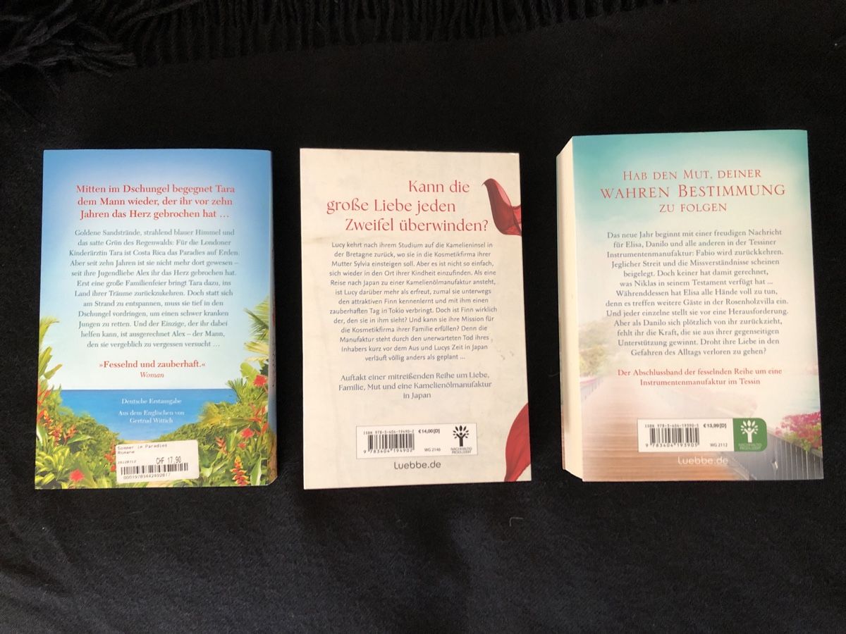 Libri: Romane von Tabea Bach und Karen Swan – Usato da Näfels venduto da fritzjk 1