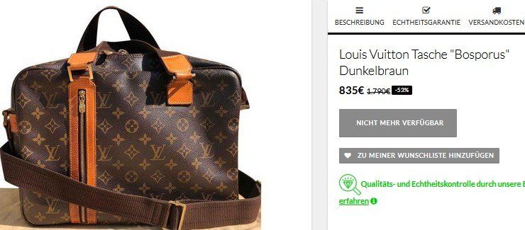 Louis Vuitton Borse: Louis Vuitton Bosphore Tasche / sac – Usato da Collonges venduto da arashee 9