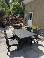 Gartentisch mit 6 Stühlen, für den kommenden Sommer!