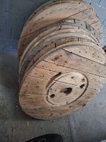 Holzspulendeckel, 10  Stk. gebraucht