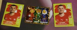 Panini CH xhaka & elvedi und 1 Gold