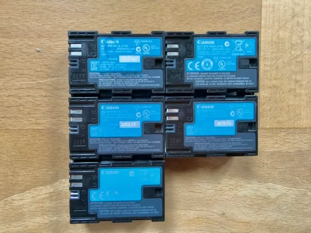 Canon Batterie: Canon Batterien: LP-E6N, LP-E6 – Usato da Aristau venduto da abakus2020 2