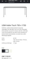 USM Haller Tisch 750 x 1750 - Weiss