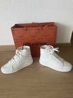 Zadig et Voltaire barquettes montantes femme blanche 