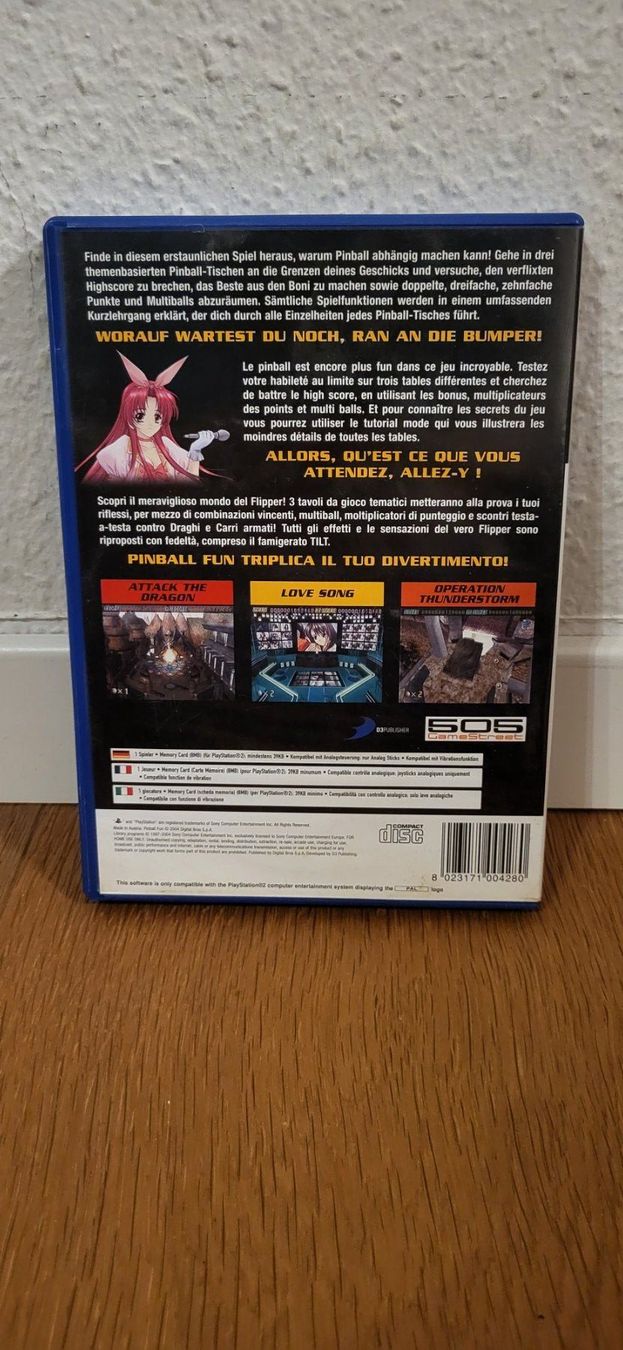 Sony Giochi: PS 2 - Pinball Fun – Usato da Münsingen venduto da DigitaleSpielecke 1