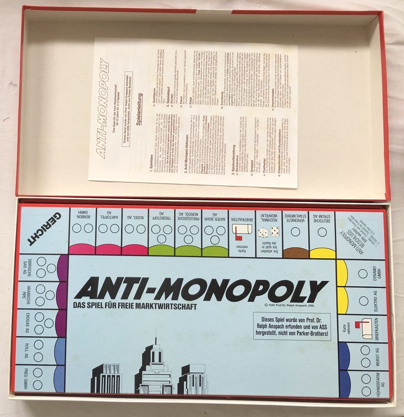 Giochi: ANTI-MONOPOLY - ASS - Nr.2145/2 – Nuovo (secondo la descrizione) da Schaffhausen venduto da durruti 1