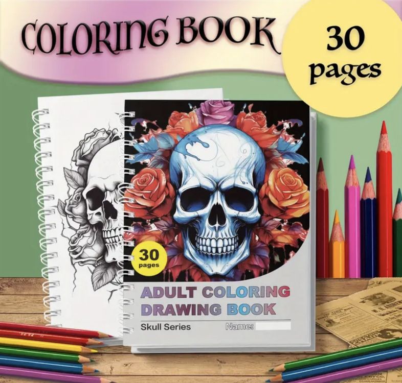 Gruseliges Halloween Graffiti Malbuch – Für Erwachsene & Kinder Ab 6 Jahren