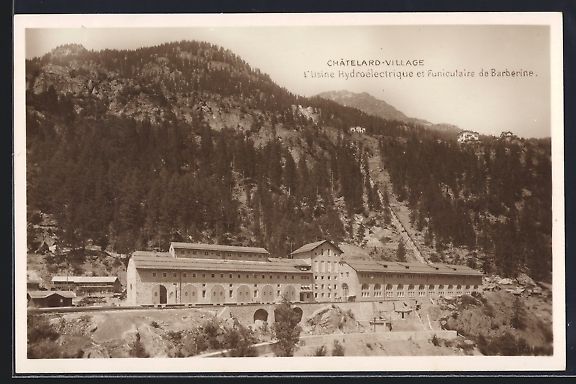 Cartes postales: Châtelard-Village, L'Usine Hydroélectr – D'occasion à Berlin par bartko-reher