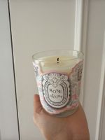 Duftkerze Diptyque Rose d'Ete Glas 190g wenig gebraucht