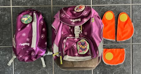 Tolles Ergobag Turn- und Schulrucksack Set 🎒