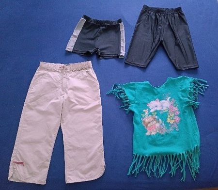 Sommer-Kleider-Set für Mädchen, Gr. 140