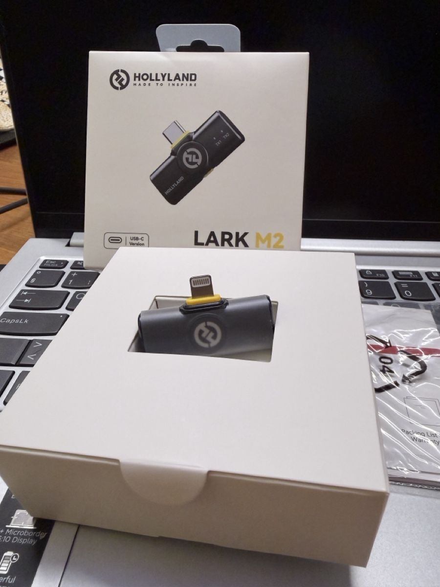 Microfoni: Hollyland VERBINDER Lark M2 Wireless Mikrofon Lightning – Nuovo e nell'imballaggio originale da Zug venduto da car_fr2j 4