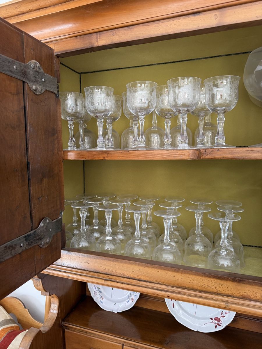 Rosenthal Bicchieri: Vintage Weingläser mit Blütendekor, Rosenthal. – Usato da Zürich venduto da CeFiVu