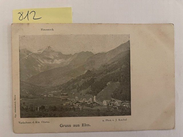 Cartoline postali: Gruss aus Elm, alte Postkarte – Usato da Niederwil AG venduto da dahu75