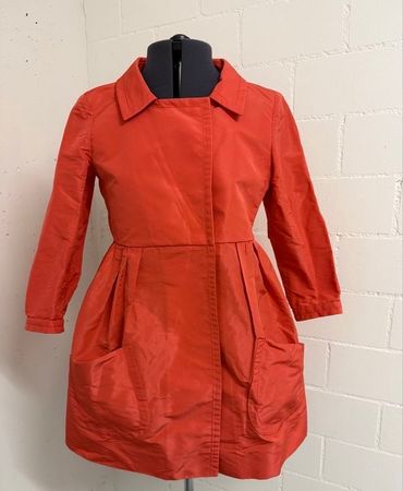 Miu Miu Trenchcoat Orange, Gr. 40 Frühling Sommer