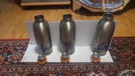 Termo Wasserflaschen Set 3 Stück Edelstahl mit Motiven