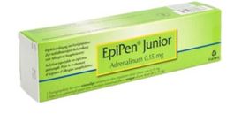 EpiPen Junior 0.15mg Adrenalin Autoinjektor, ovp Ablauf 2/26