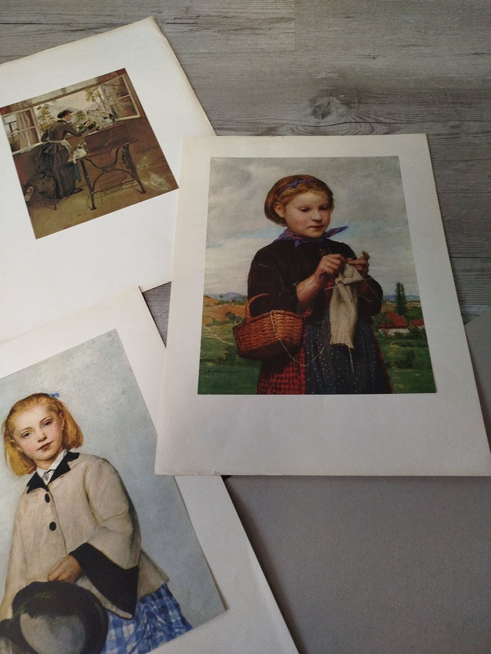 Dipinti: Albert Anker 2 Kunstmappen farbige Drucke & Beschrieb – Usato da Glashütten venduto da lightmoon 3