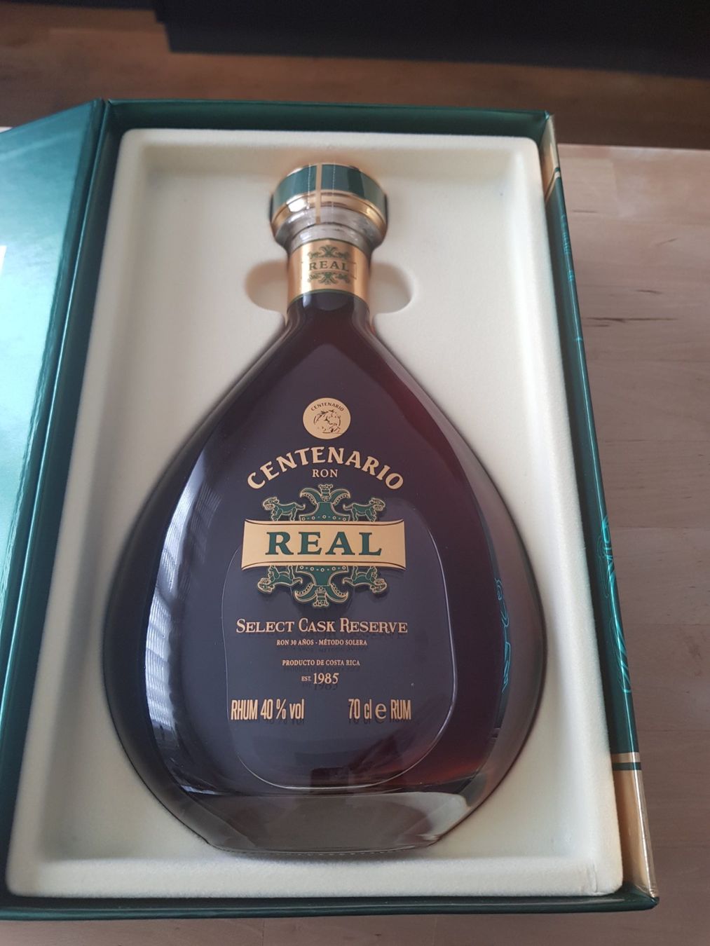 Spirituosen: Centenario Real Rum 70 cl – Neu und originalverpackt aus Basel von Deko1 1