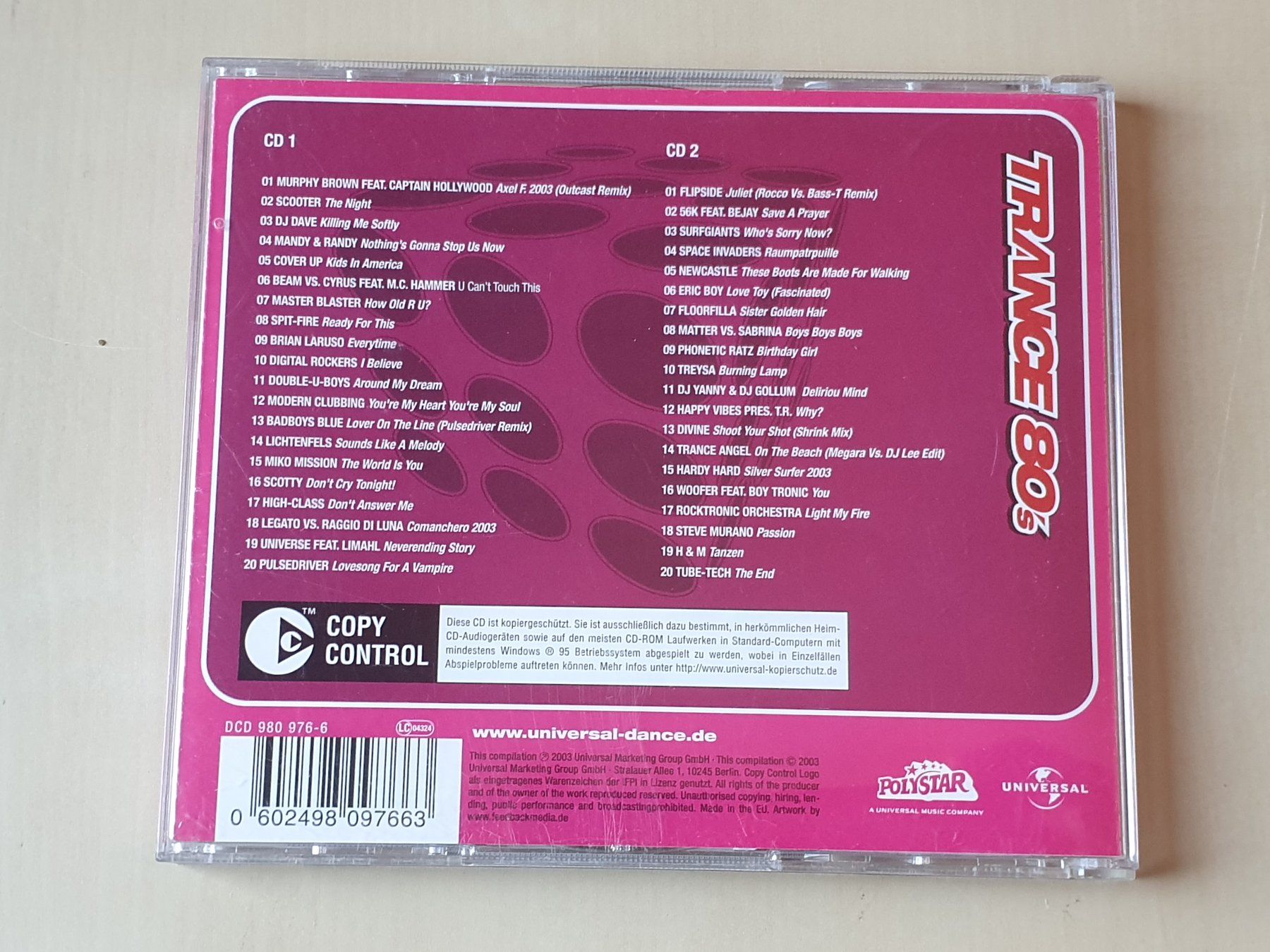 CDs: Trance 80s – Gebraucht aus Stansstad von  1