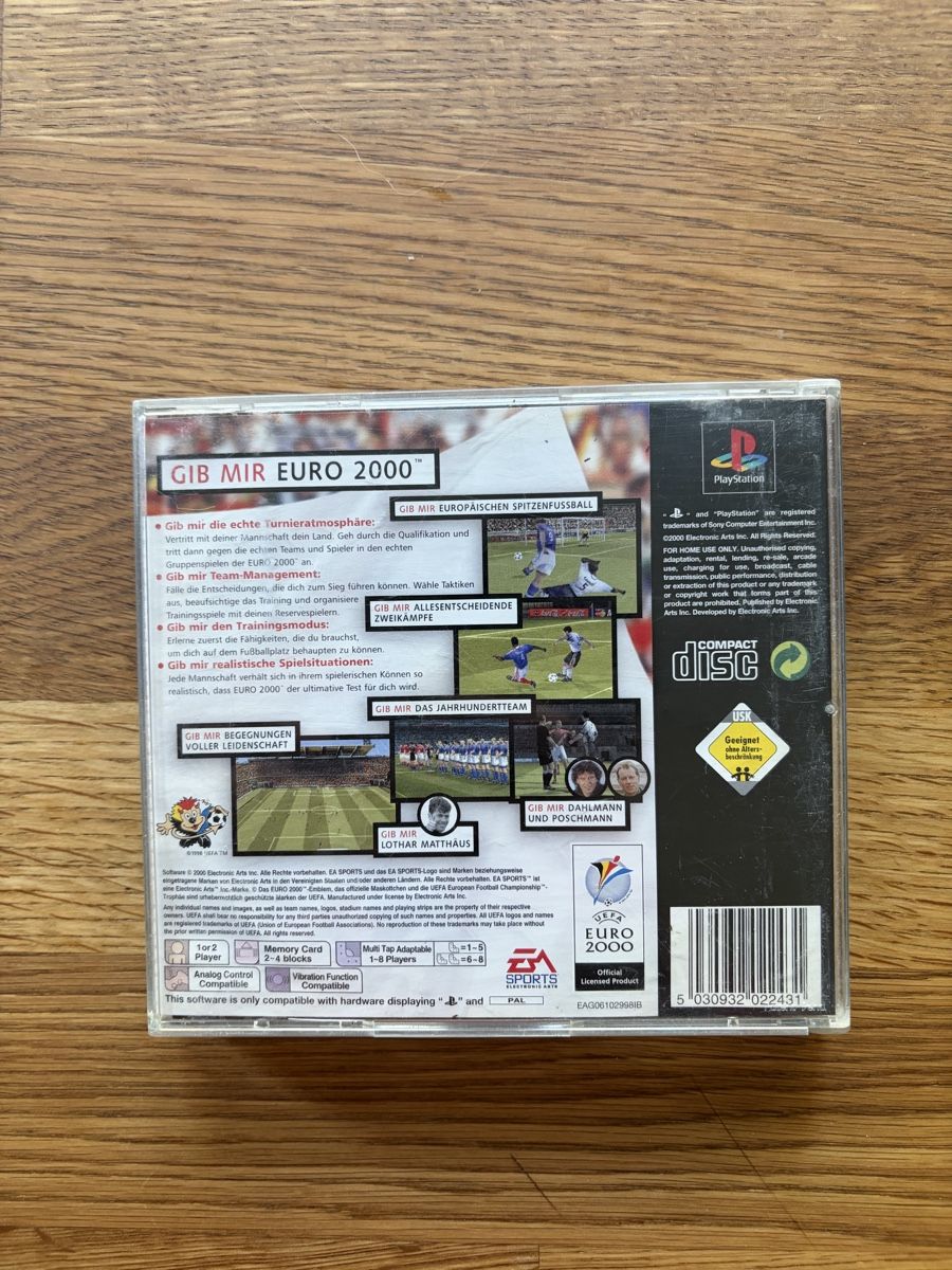 Jeux: Euro 2000 - PS1 – D'occasion à Baden par tob_t8gw 1