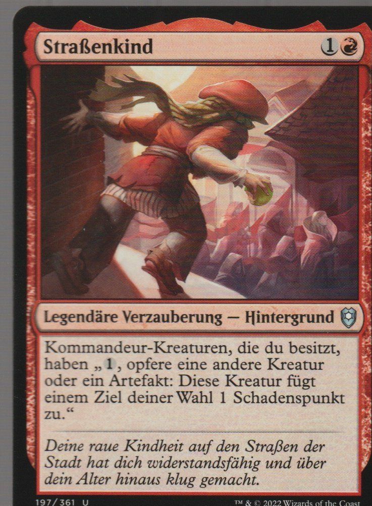 Magic The Gathering Carte collezionabili: TCG Magic The Gathering MTG CLB 197 Straßenkind – Nuovo (secondo la descrizione) da Vezia venduto da Aquarius_Age