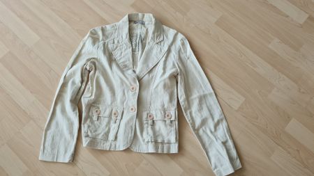 Blazer, Kittel von norwiss, Gr. M, Leinen, beige