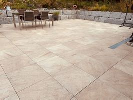 Quarzit Terrassenplatten. , 60x60, sandbeige, neuwertig!