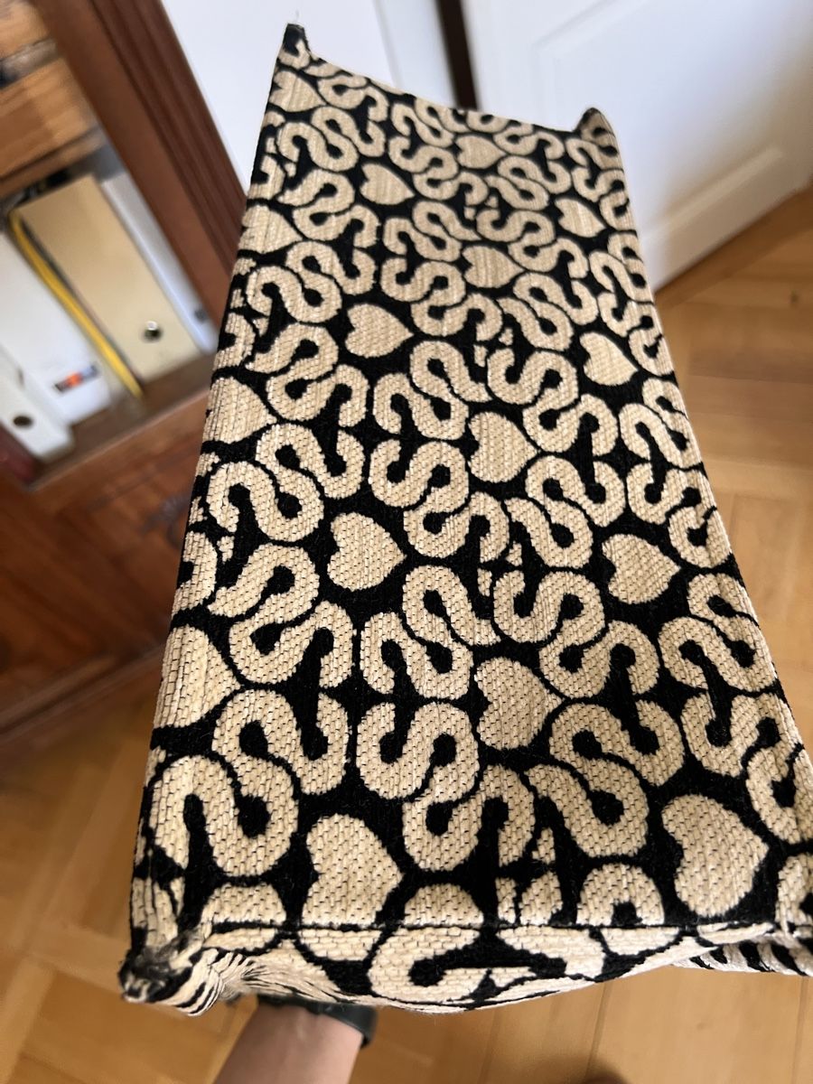 Sandro Borse da donna: Sandro Shopper Tasche schwarz beige Muster gebraucht – Usato da Genève venduto da tapochki 2