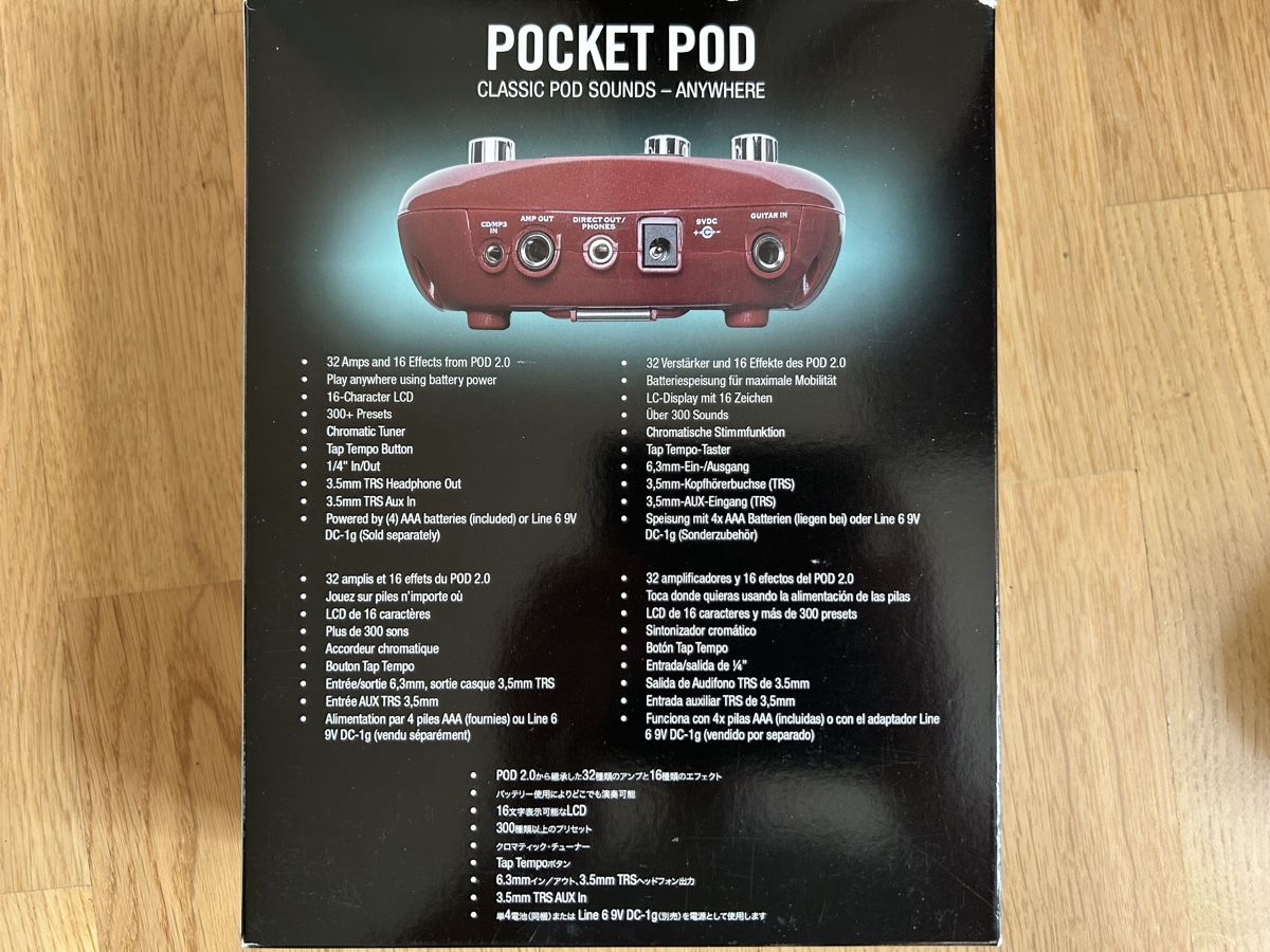 Line 6 Strumenti musicali: LINE 6. Pocket Pod  Classic Pod Sounds – Usato da Küsnacht ZH venduto da RGW33 3